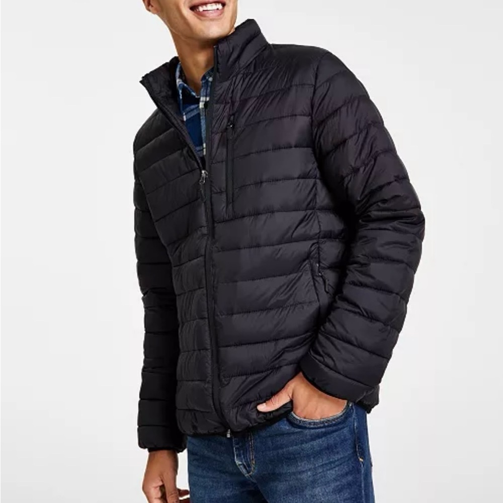 Men's Quilted Packable Puffer Jacket